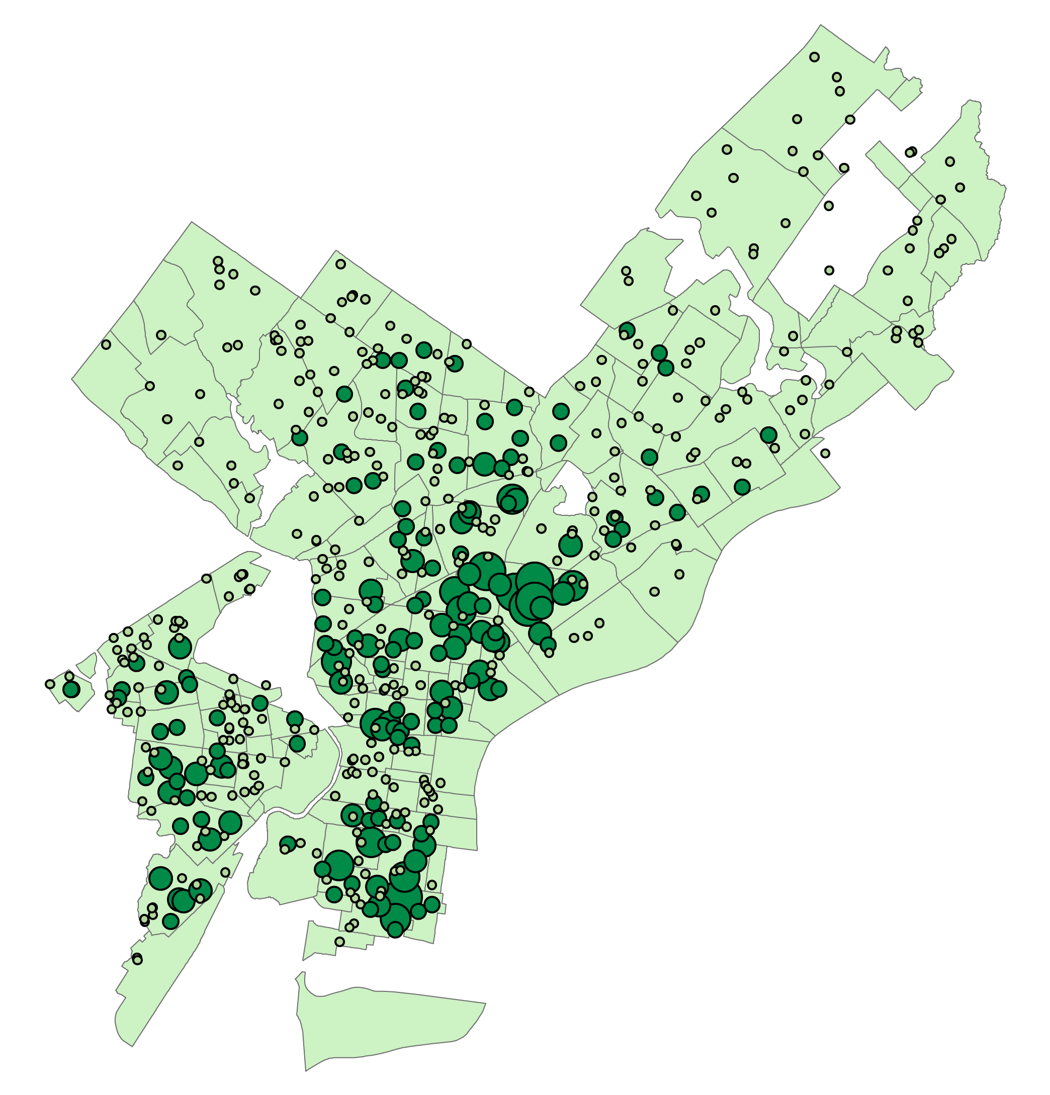 Healthy Corner Stores per School Figure 1