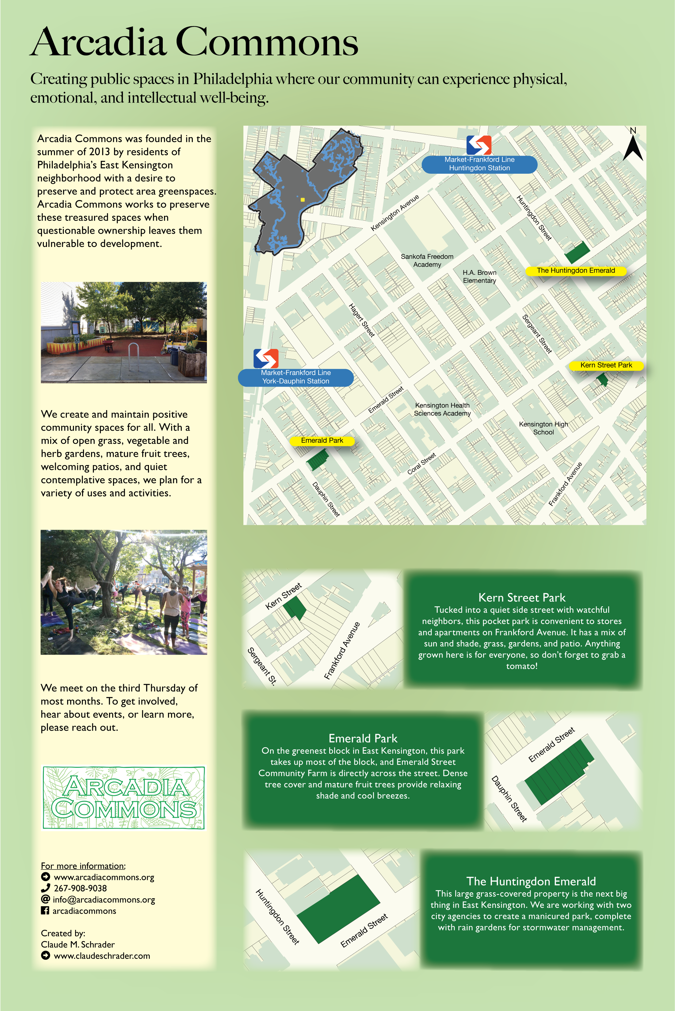 Arcadia Commons map Figure 1
